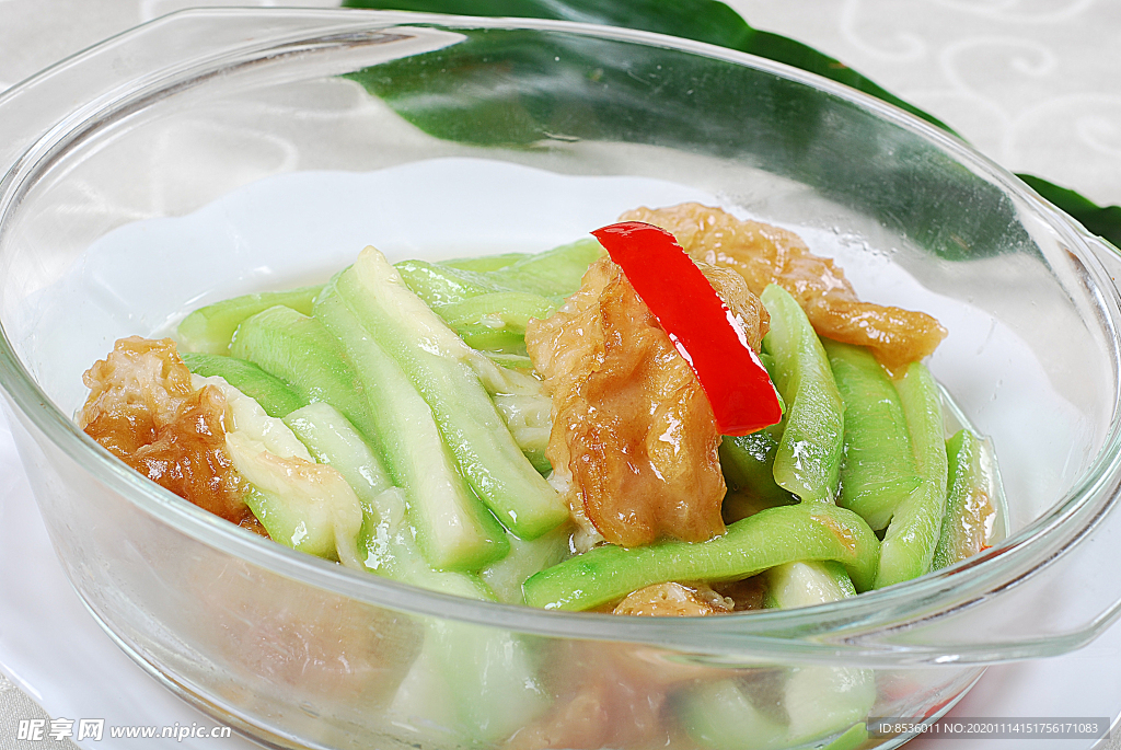 豫菜油条烩丝瓜