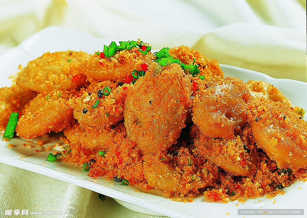 川菜湘菜金沙莲藕夹