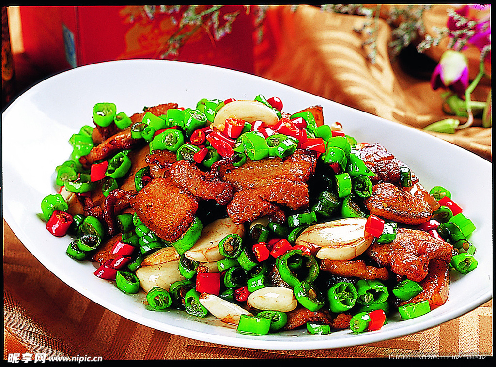 川菜湘菜杭椒小煎肉