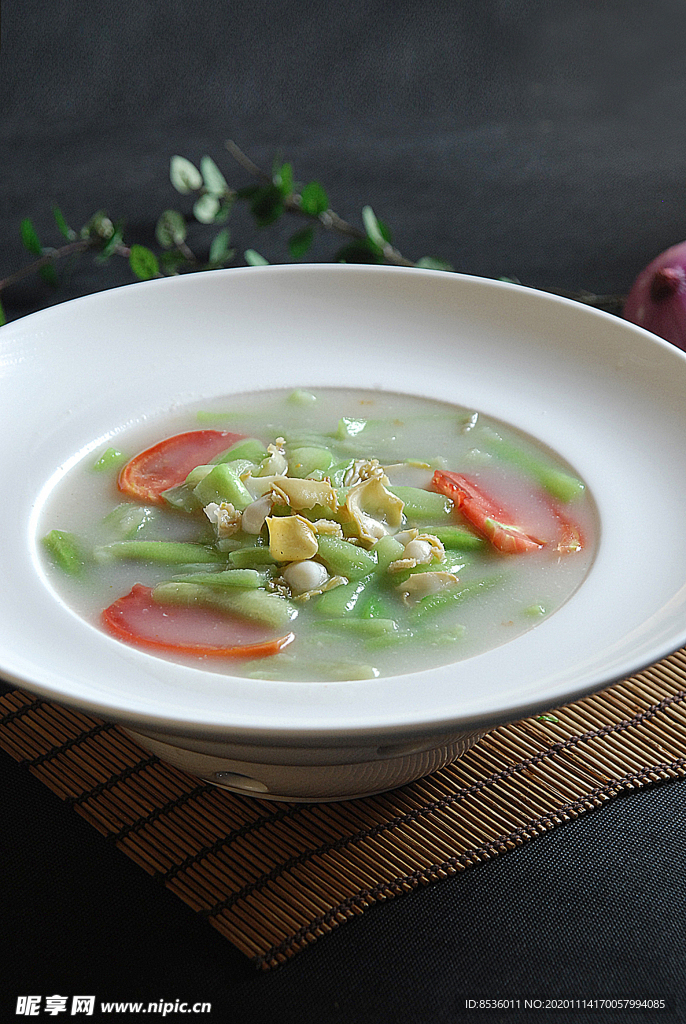 川菜湘菜丝瓜烩鲜鲍
