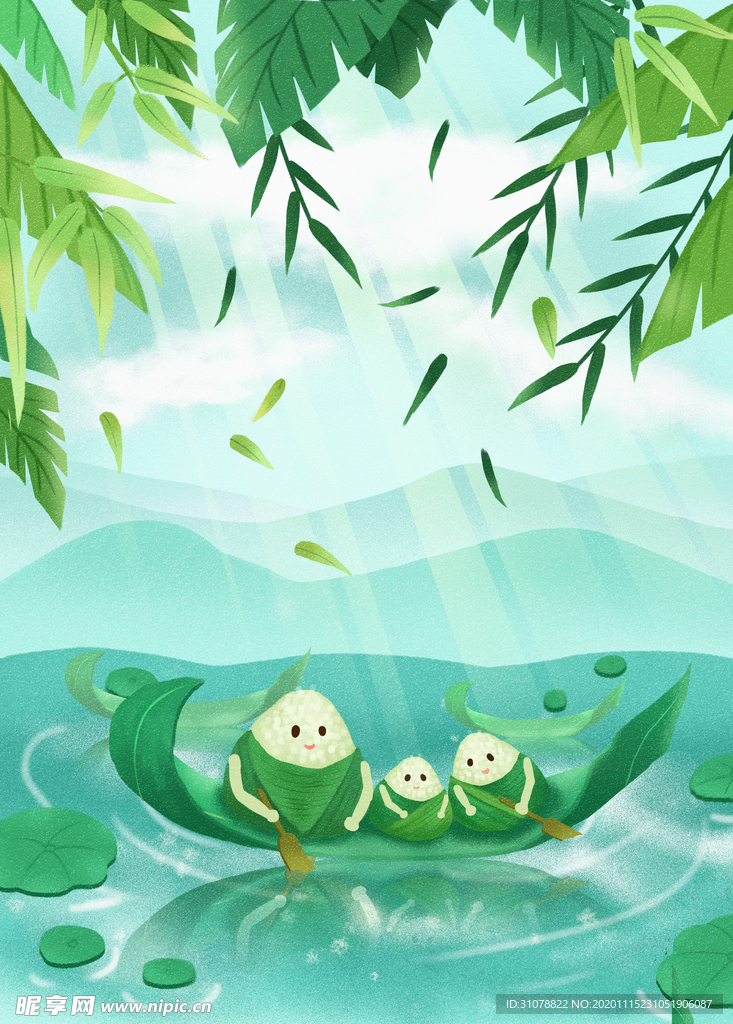 创意卡通插画图案