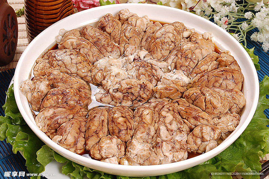 东北菜清蒸猪脑
