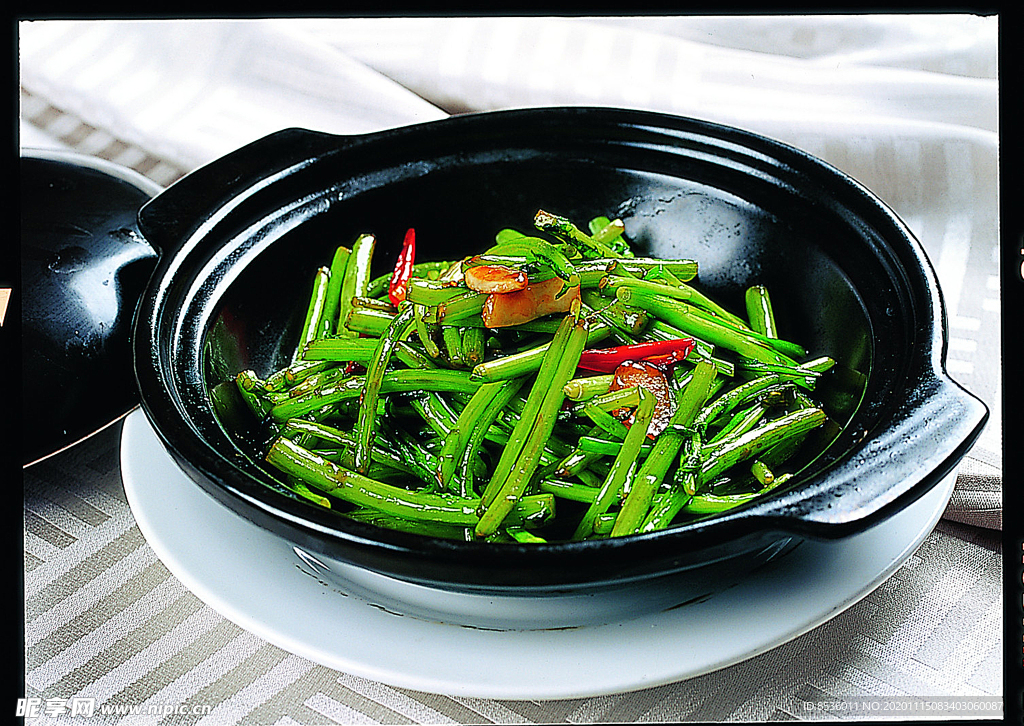 鄂菜豉汁茼蒿杆