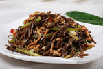 鄂菜干豇豆炒肉丝