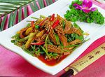 鄂菜韭菜炒腰花