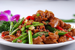 鄂菜腊八豆炒肥肠
