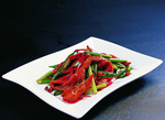 鄂菜腊八豆炒肥肠