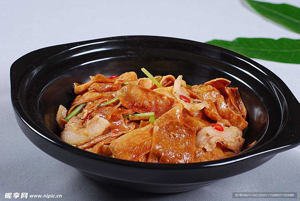 鄂菜长安豆腐皮
