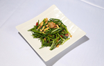 沪菜大蒜香干炒咸肉