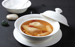 沪菜松茸炖花胶