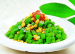 徽菜碧绿嫩豆角