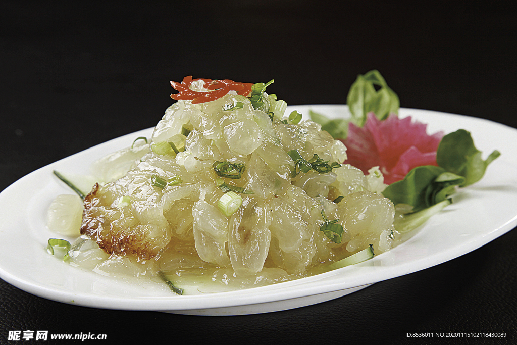 徽菜葱油蜇头