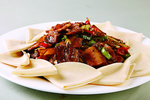 徽菜大盘辣松炒肉