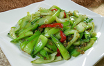 鲁菜山东菜菜甫酱炒小棠菜