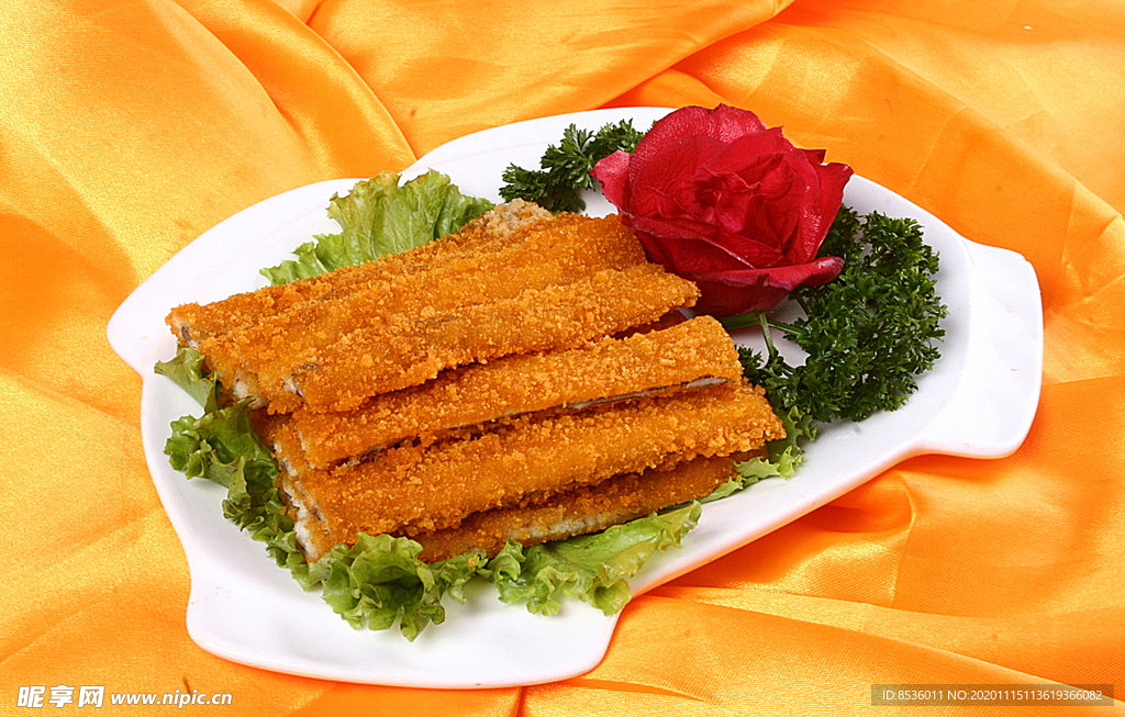鲁菜山东菜香酥一品箭鱼