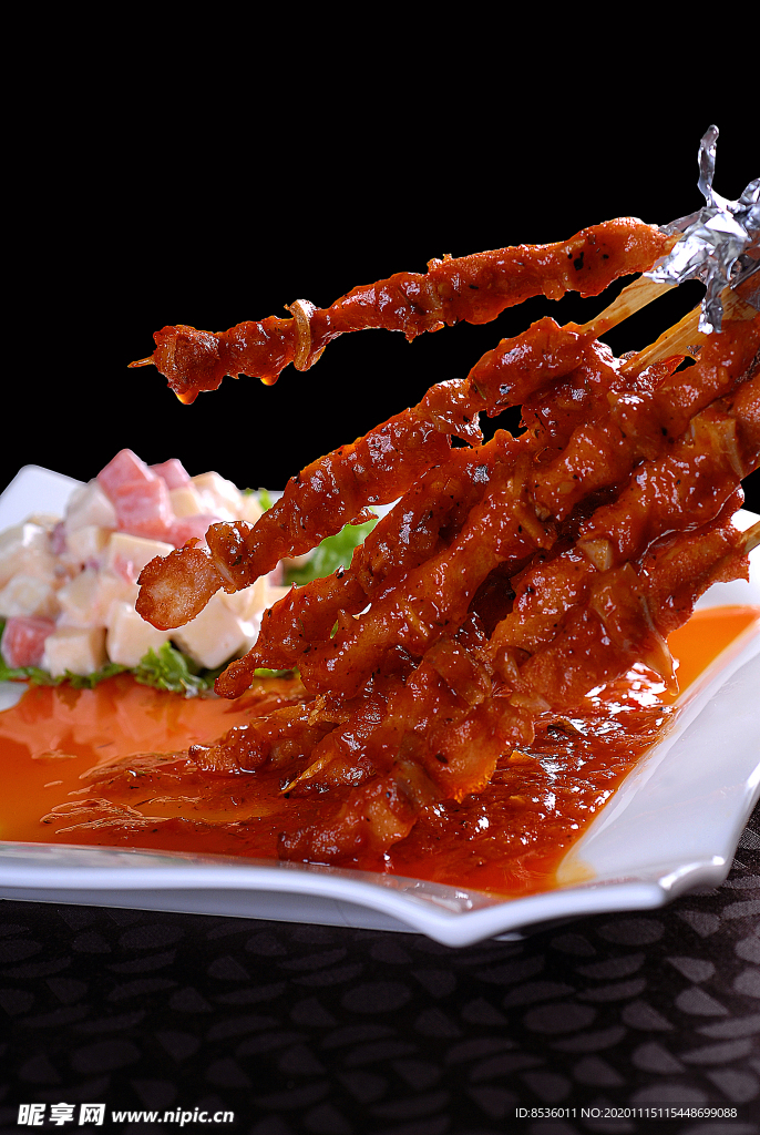川菜沙拉骨肉串
