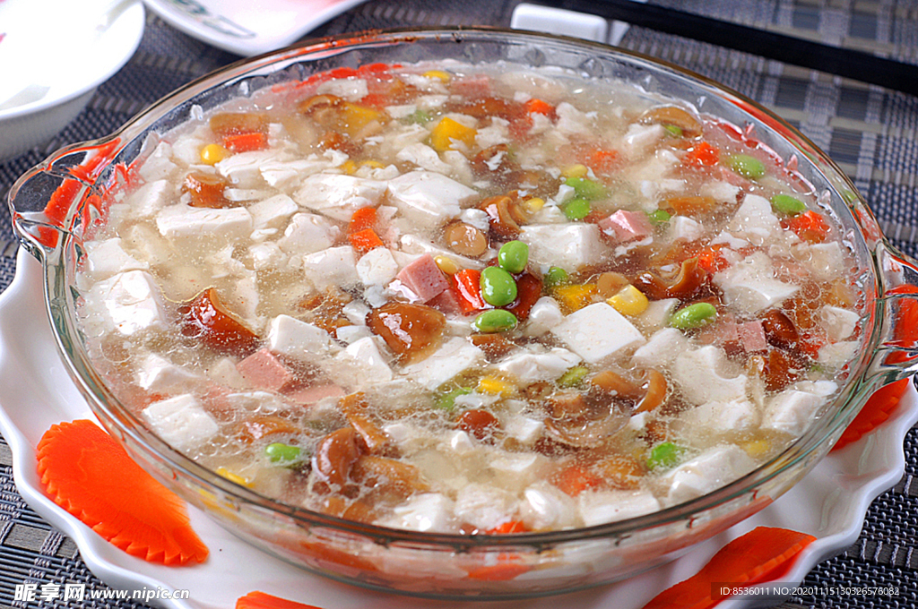 川菜滑菇豆腐
