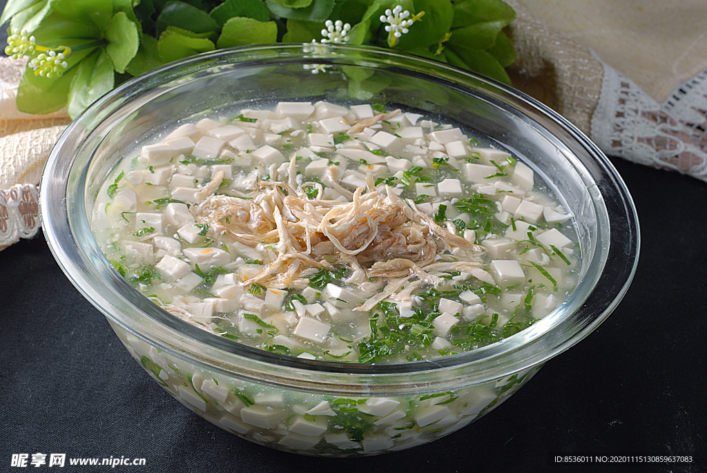 川菜鸡丝菜豆花