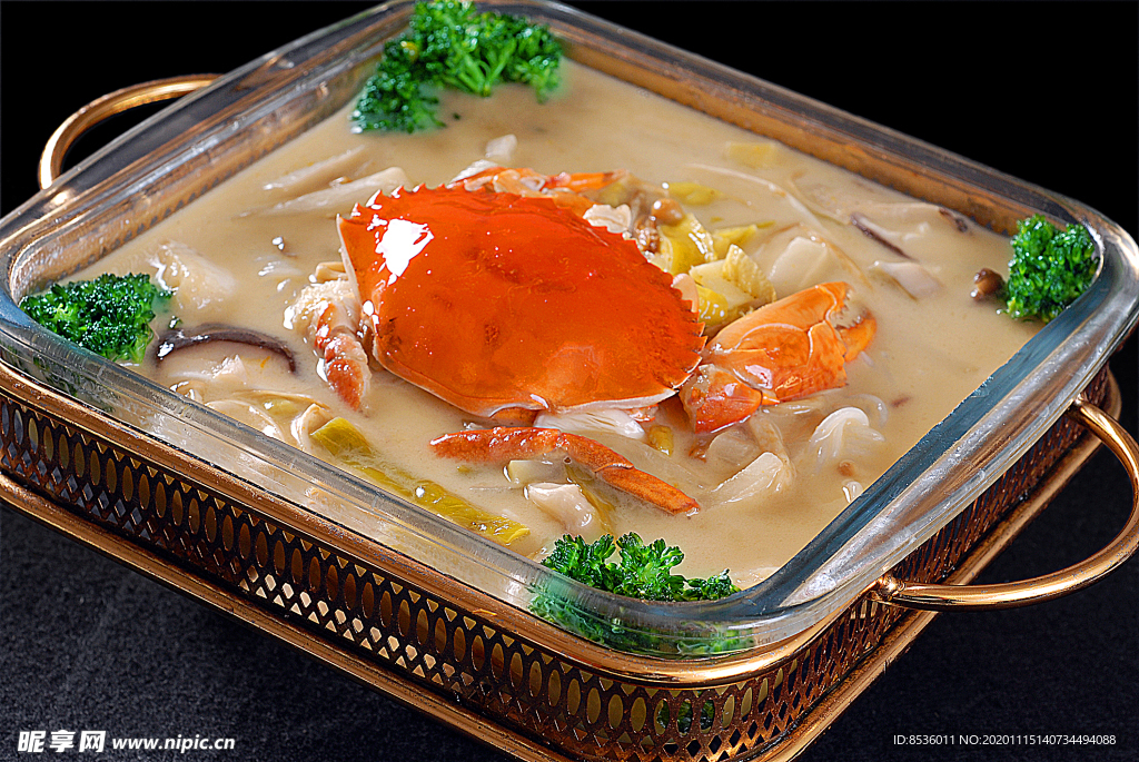 闽菜大热酸汤开胃蟹   豆汤蟹