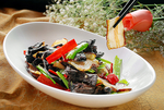 闽菜虎掌菌炒腊肉