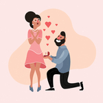 卡通人物求婚