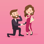 卡通人物求婚