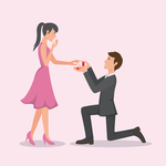 卡通人物求婚