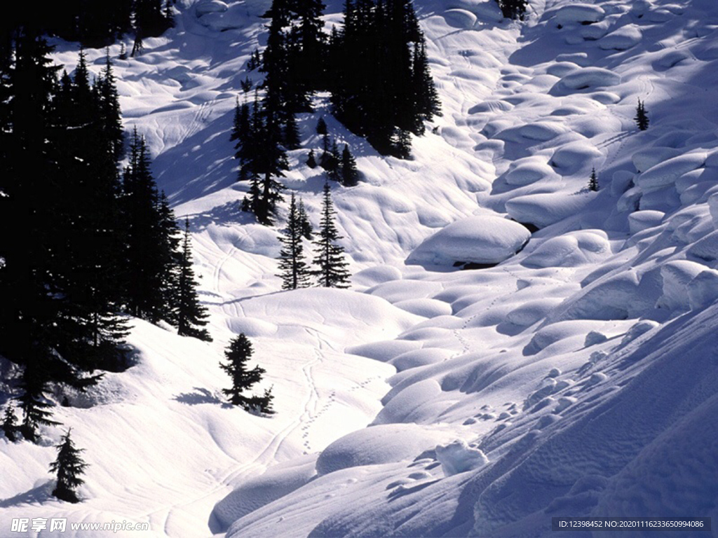 雪山雪景摄影美图