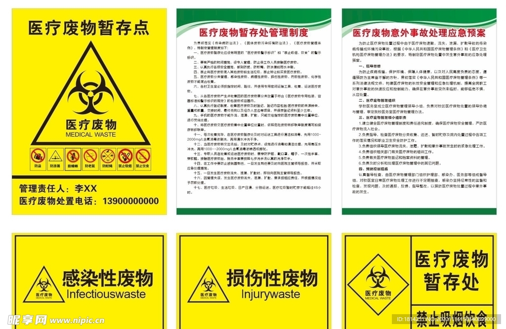 医疗废物暂存管理制度应急预案