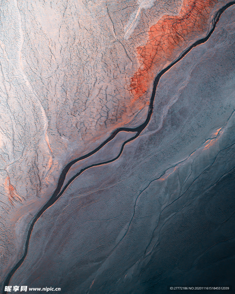 山川河流地质纹理质感背景