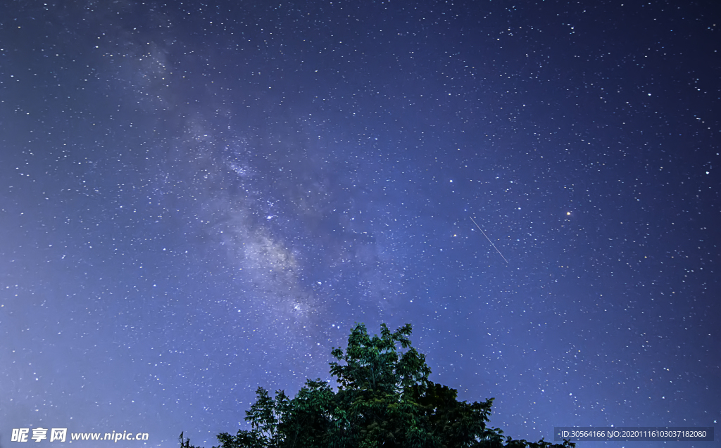 星空夜空旅游背景海报素材