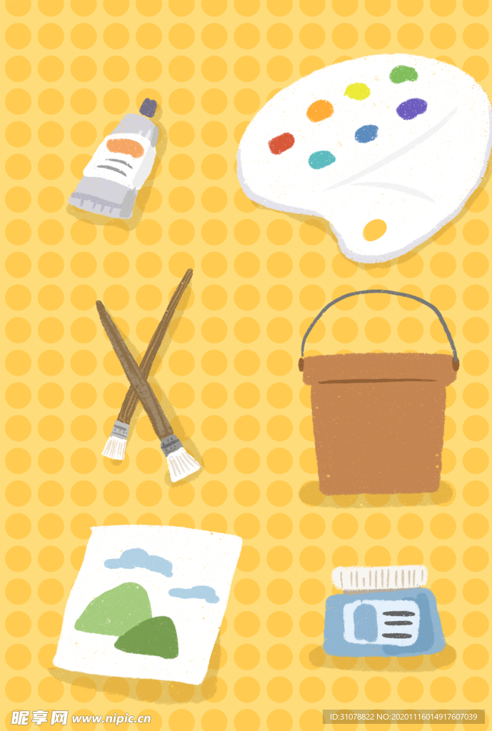 创意卡通插画图案