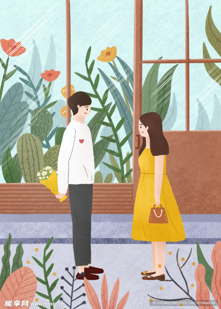 创意卡通插画图案