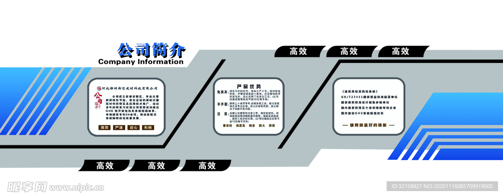 公司简介形象背景墙