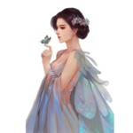 女王节手绘女人文艺小清新