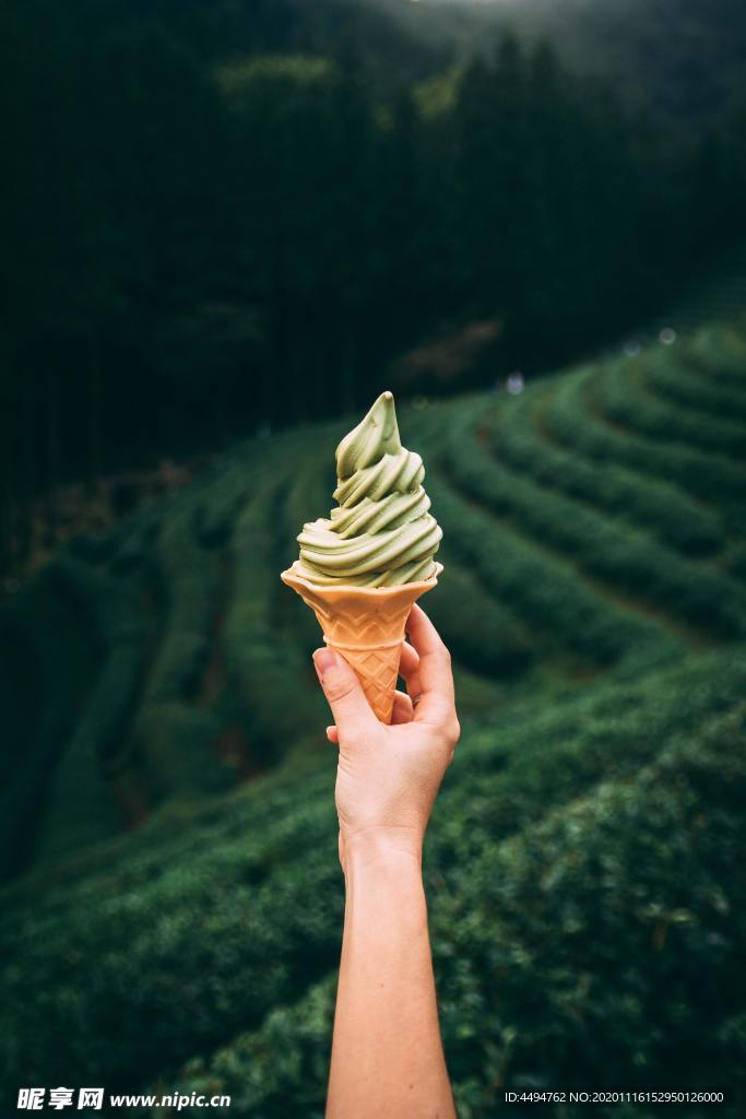 抹茶冰激凌