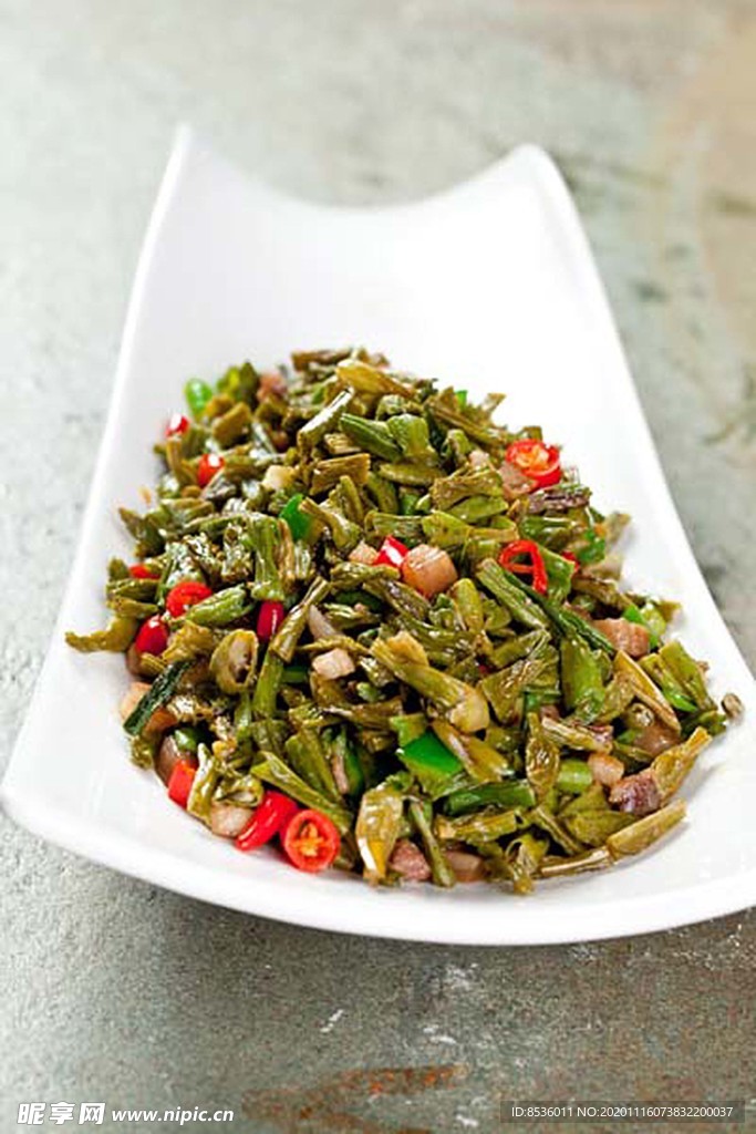 南北热菜青青脆豆角