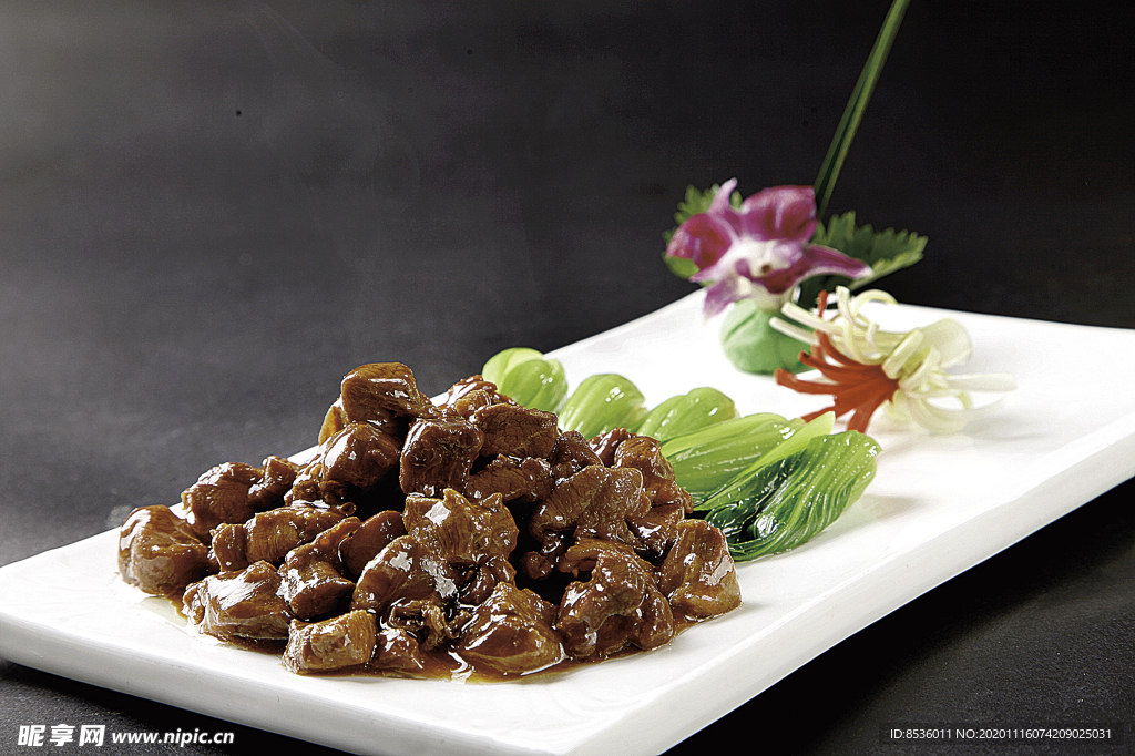 南北热菜菜胆扣鹿肉