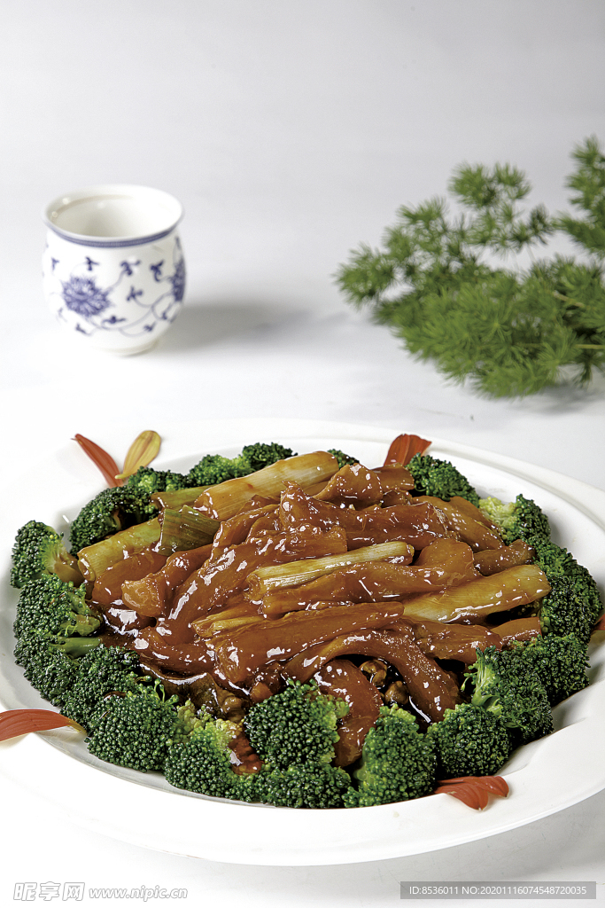 南北热菜葱烧蹄筋