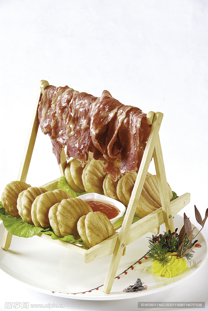 南北热菜培根晾衣肉