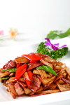 南北热菜杏鲍菇炒培根