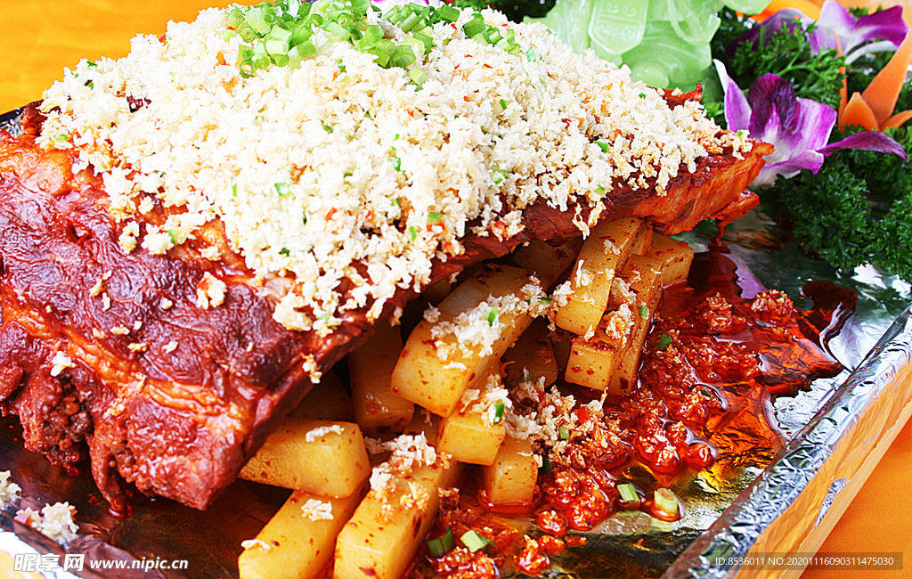 淮扬菜豆香鲜酥排