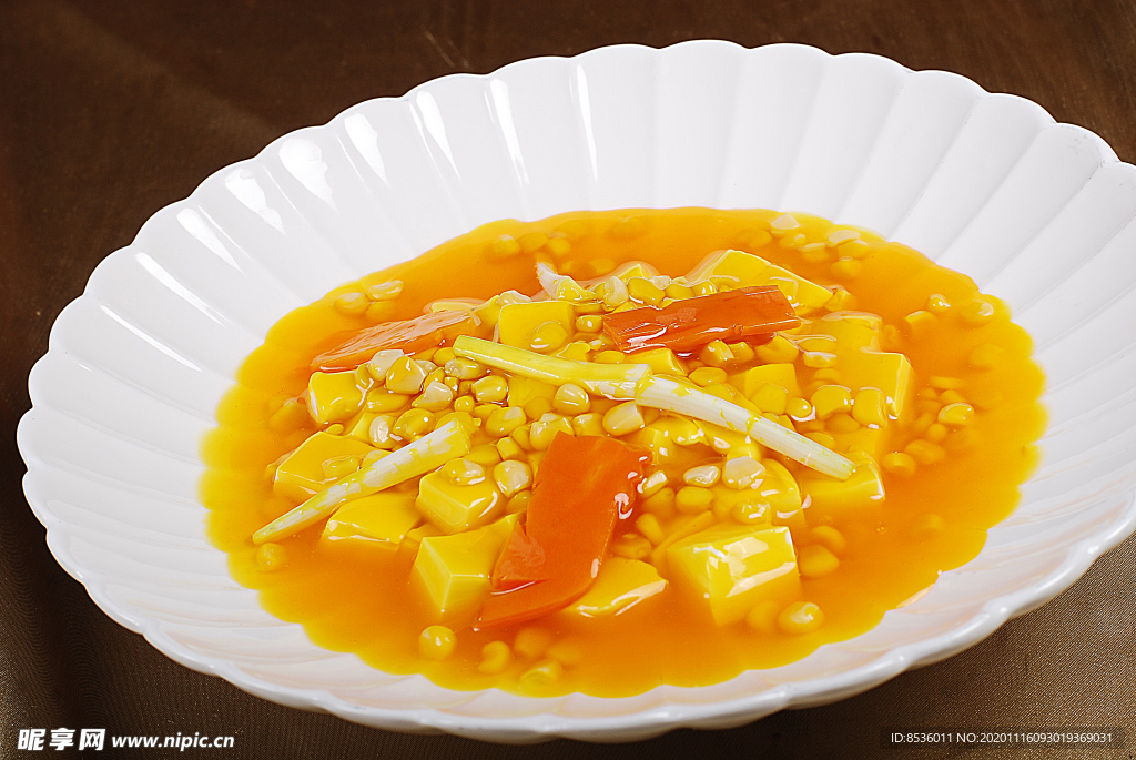 淮扬菜瓜蓉烩豆腐