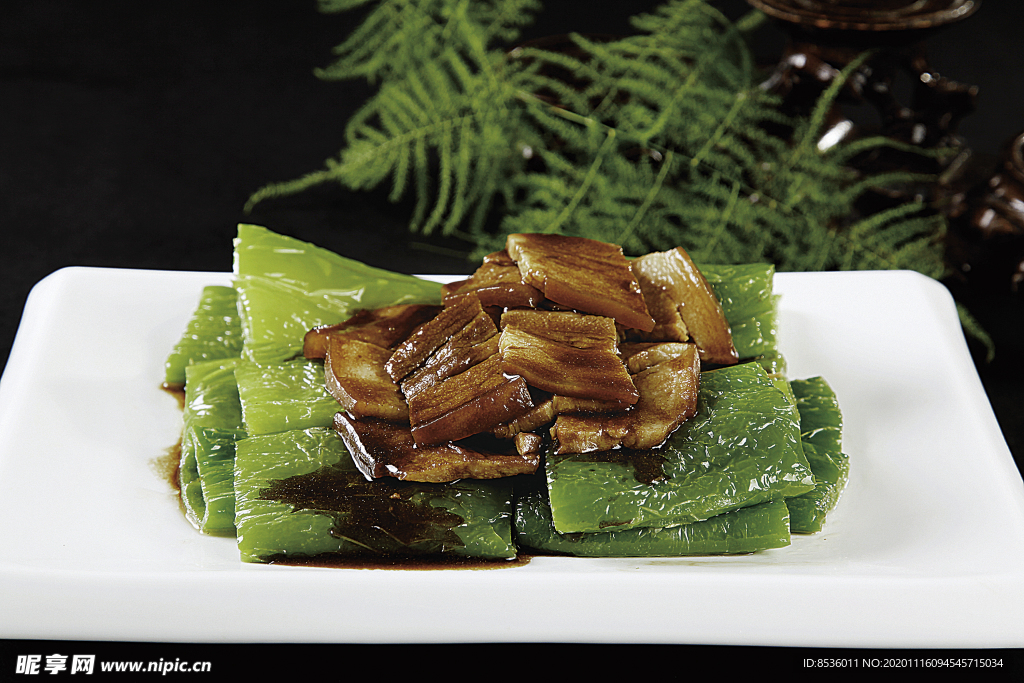 淮扬菜虎皮椒爆卤肉
