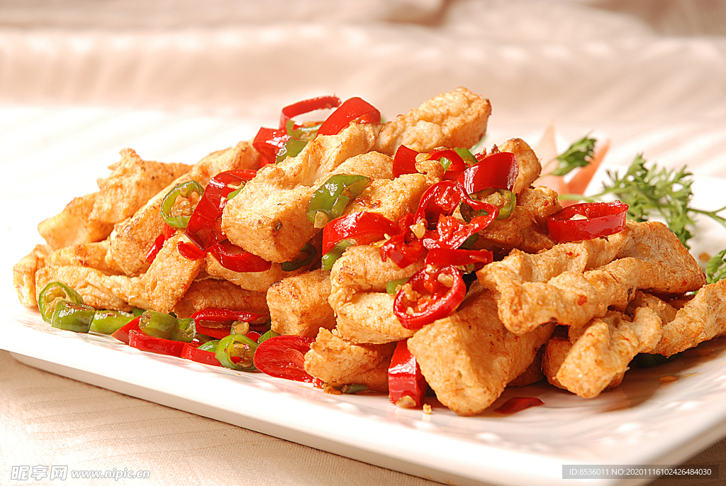 淮扬菜椒香香豆腐