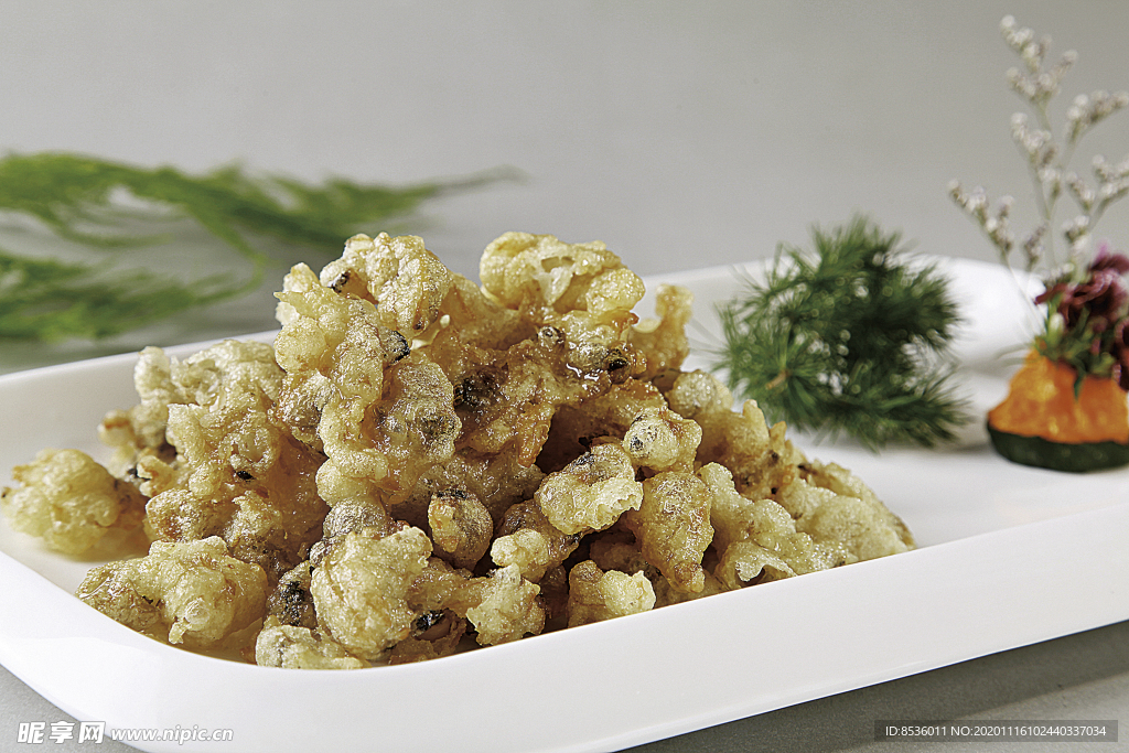 淮扬菜椒盐酥蛤蜊