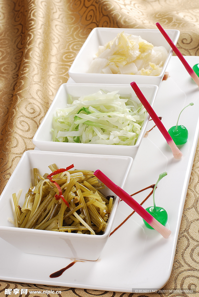 淮扬菜开胃拼三样