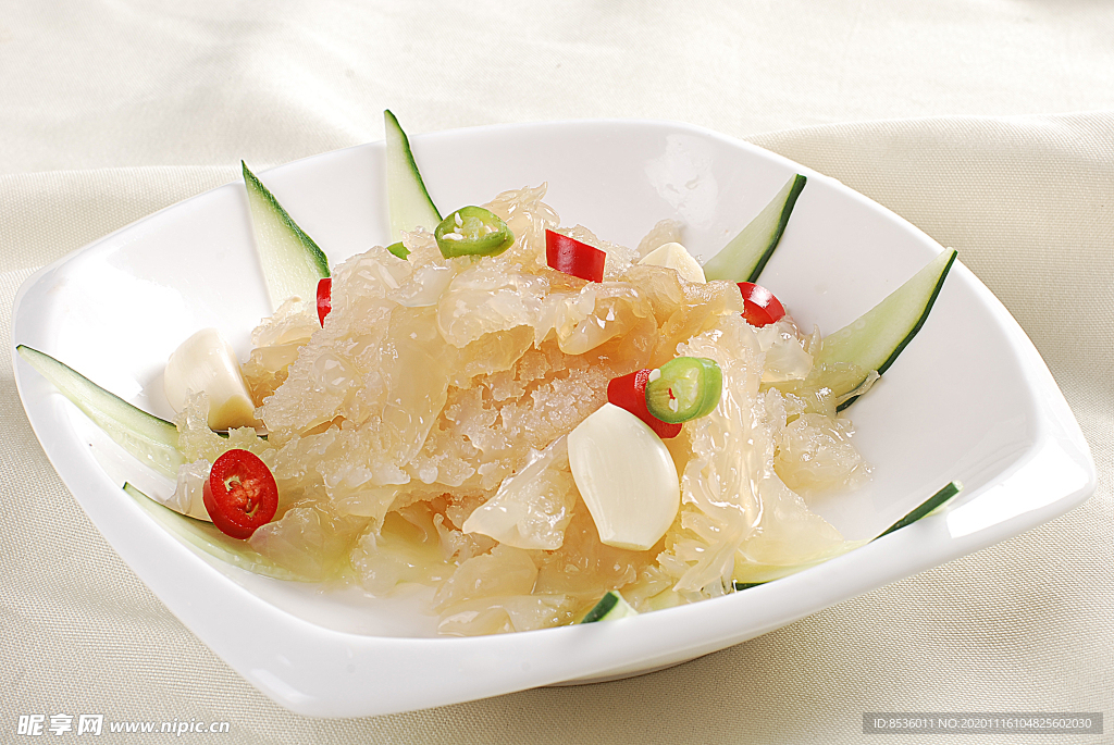 淮扬菜老醋海蜇头