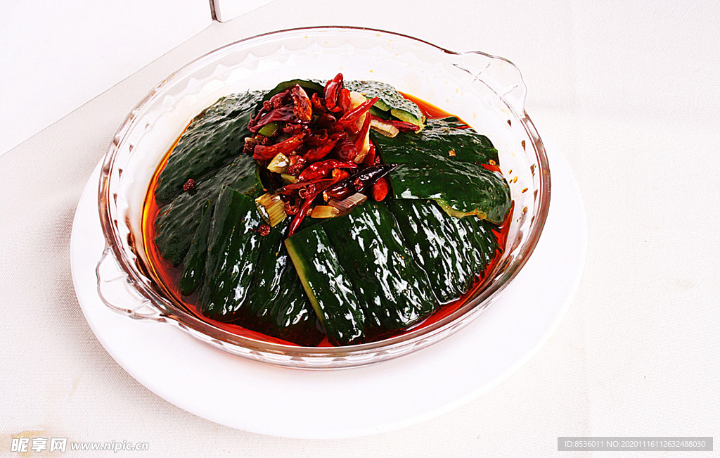 淮扬菜炝炒黄瓜皮