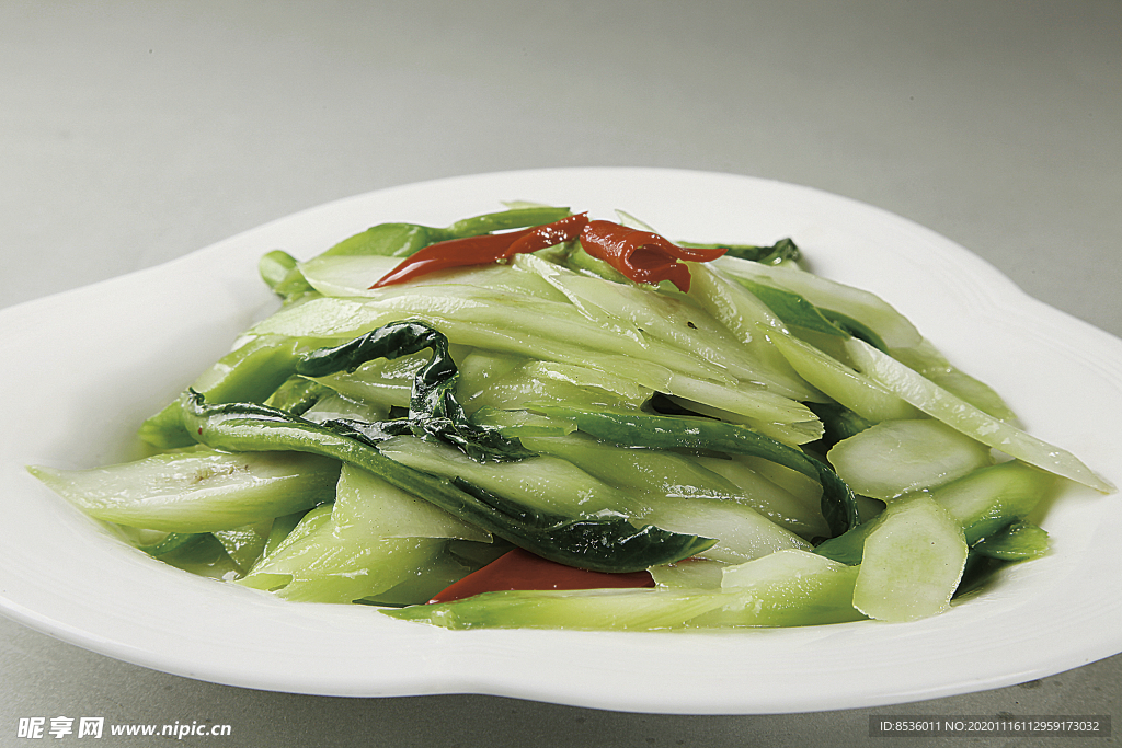 淮扬菜清炒芥兰